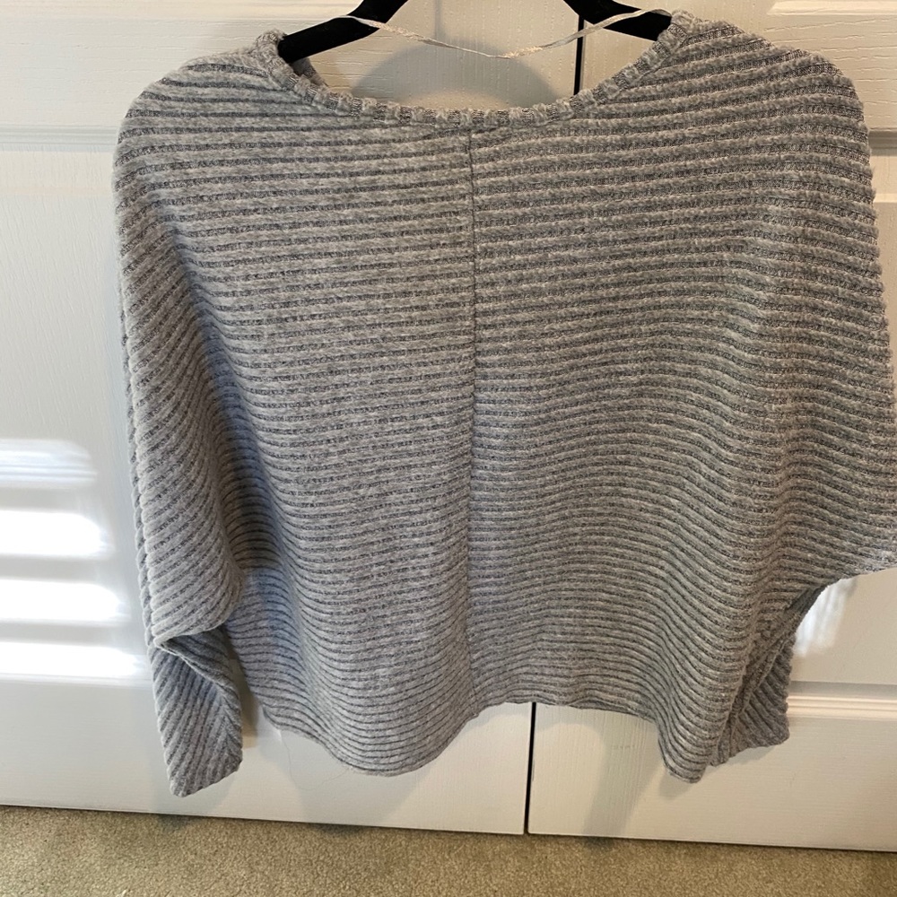 Gray Ribbed Sweater - Picture 2 of 3